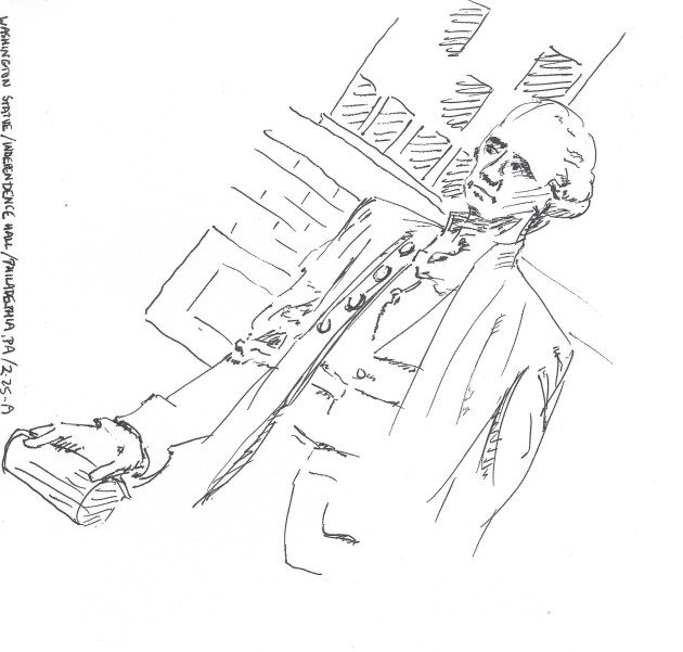 WASHINGTON STATUE / INDEPENDENCE HALL / PHILADELPHIA,&nbsp;PA