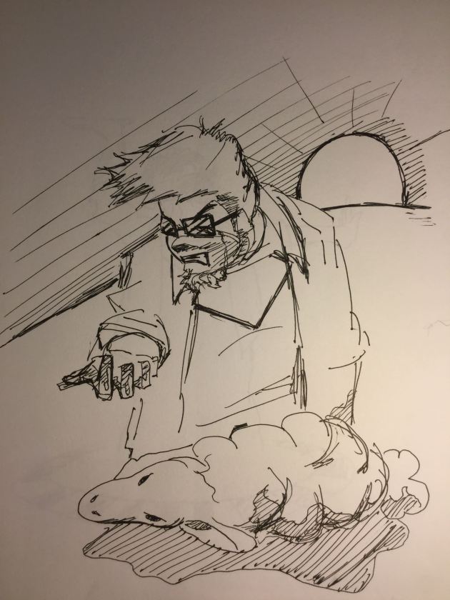 SELF PORTRAIT / BALLPOINT PEN