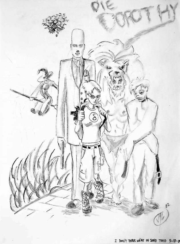 I DON’T THINK WE’RE IN SOHO TOTO / GRAPHITE&nbsp;PENCIL