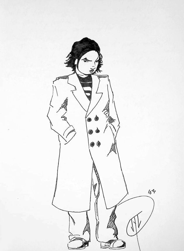 SELF PORTAIT / BALLPOINT PEN