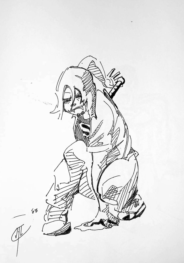 SELF PORTAIT / BALLPOINT PEN