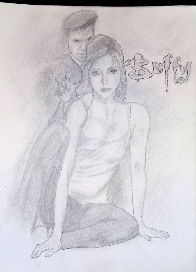 BUFFY AND ANGEL / PENCIL