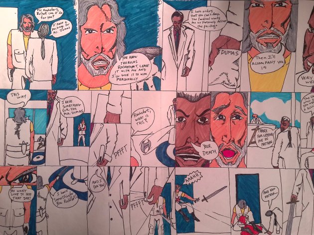 MUSKETEERS COMIC / PEN &&nbsp;MARKER