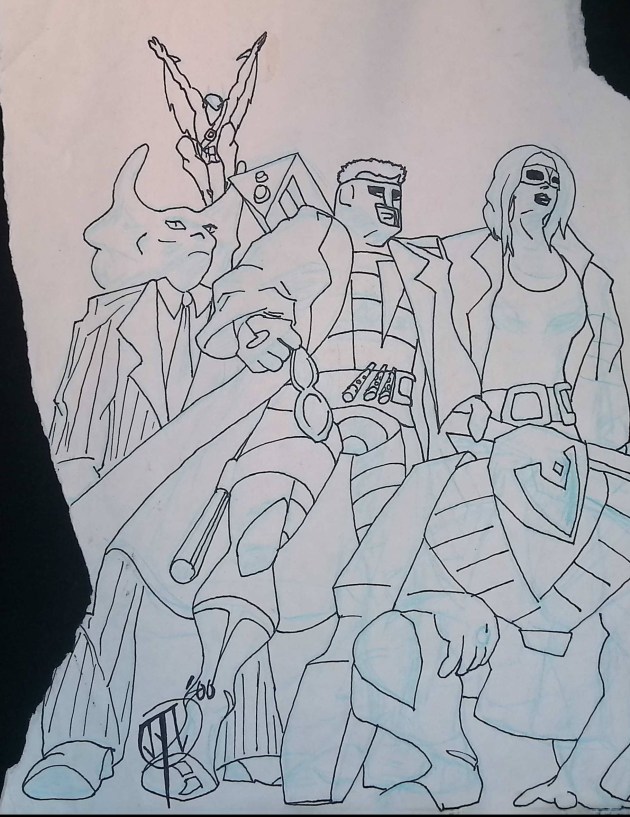 SILVER STRIKE FORCE / BLUE PENCIL &&nbsp;MARKER