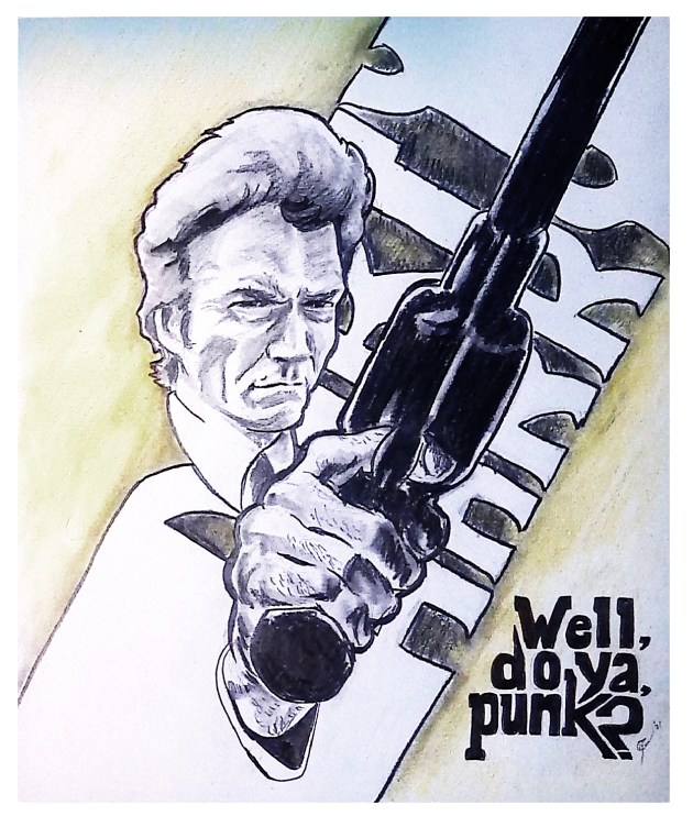 DIRTY HARRY / GRAPHITE PENCIL, COLORED&nbsp;PENCILS