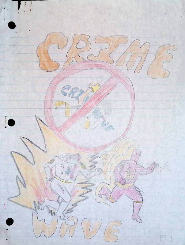 CRIME WAVE / COLORED&nbsp;PENCILS