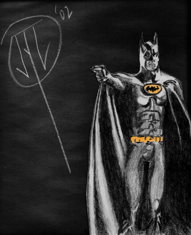 BATMAN ’89 / CRAYON, CONSTRUCTION&nbsp;PAPER