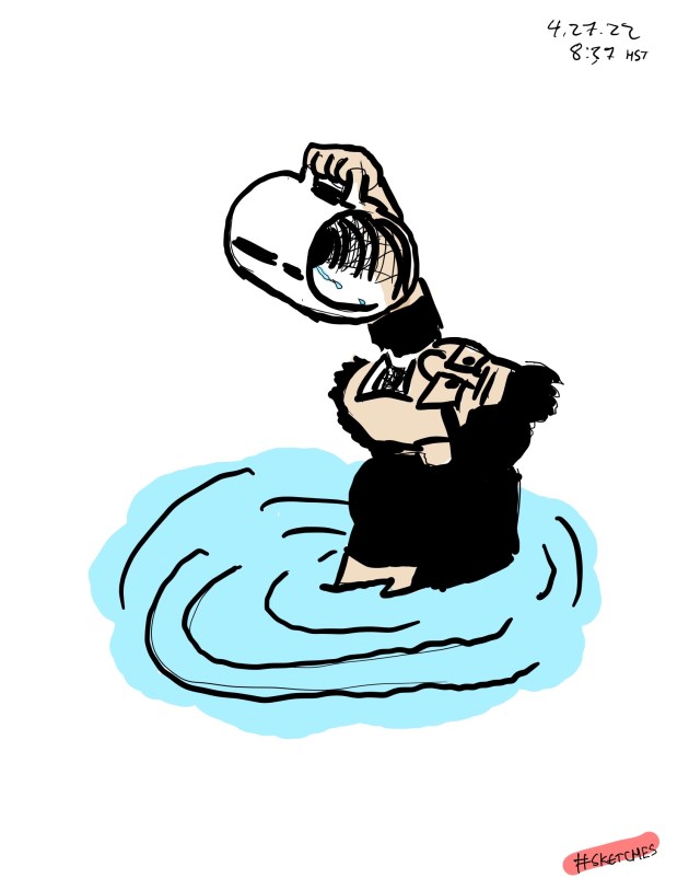 EXHAUSTED/ DIGITAL INK