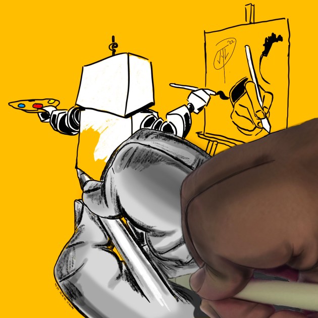 DRAWING ON SELF / DIGITAL&nbsp;INK