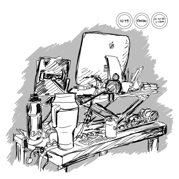 MESSY DESK / DIGITAL&nbsp;INK
