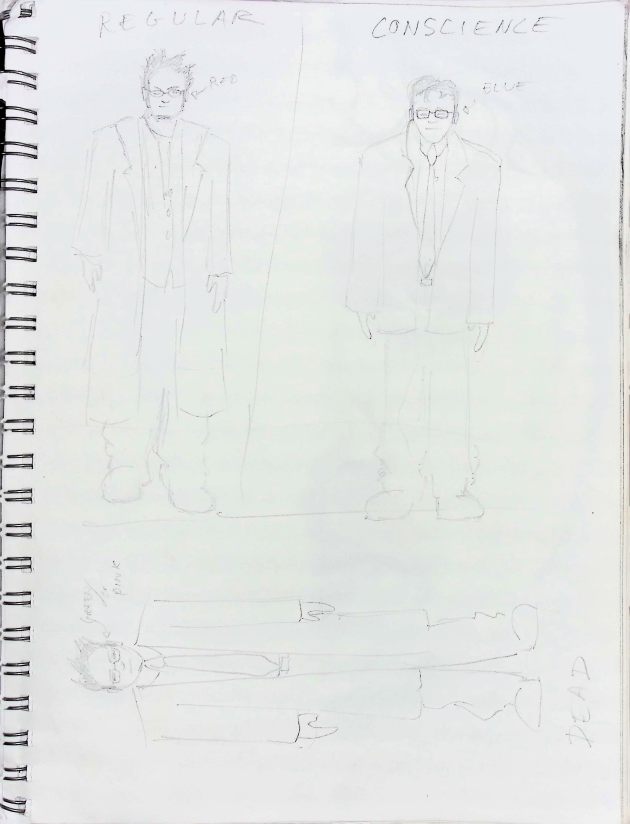 BLUE RED GREEN /&nbsp;PENCIL