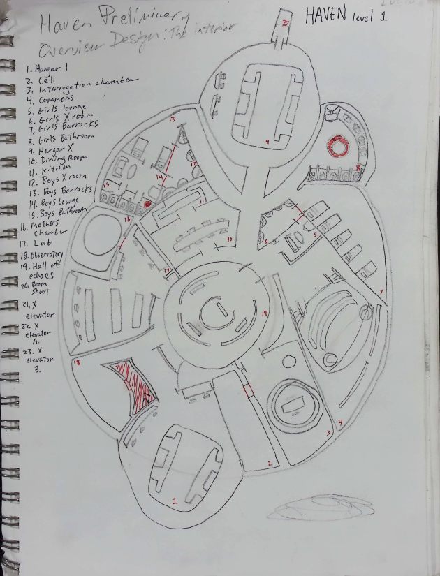 HAVEN PRELIMINARY INTERIORS / PEN AND&nbsp;INK