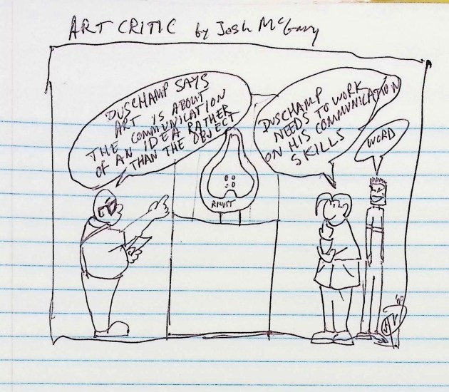 ART CRITIC / BALLPOINT&nbsp;PEN